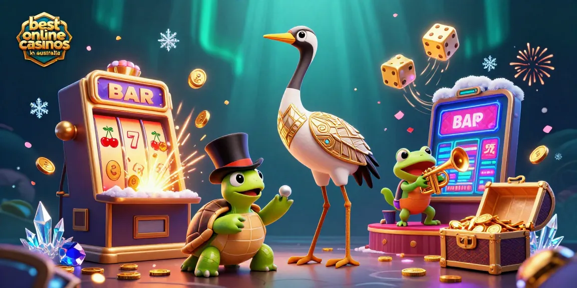 Experience excitement at the best online casinos in Australia with vibrant 3D characters and rich game elements.